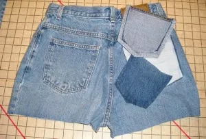 Step 4: cut off back pocket