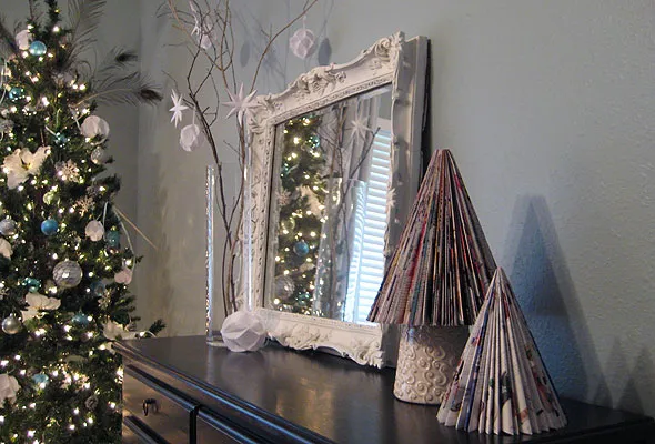 Christmas credenza scape Christmas credenza scape