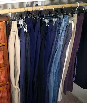Hanging pants Hanging pants
