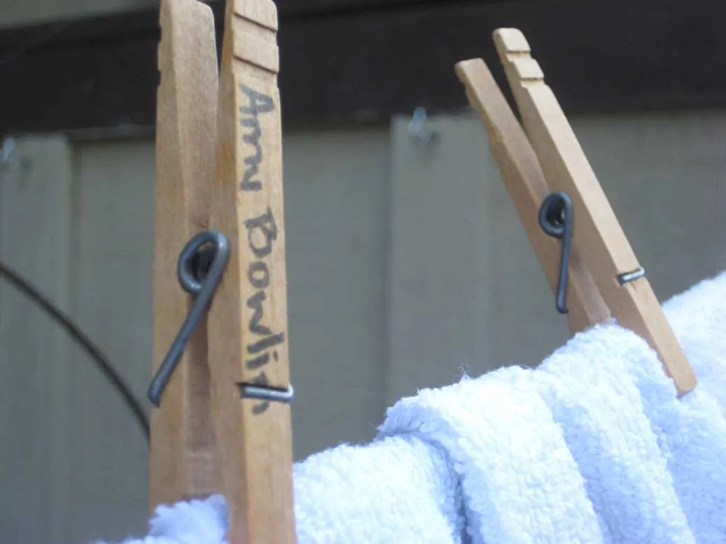 Old clothespin