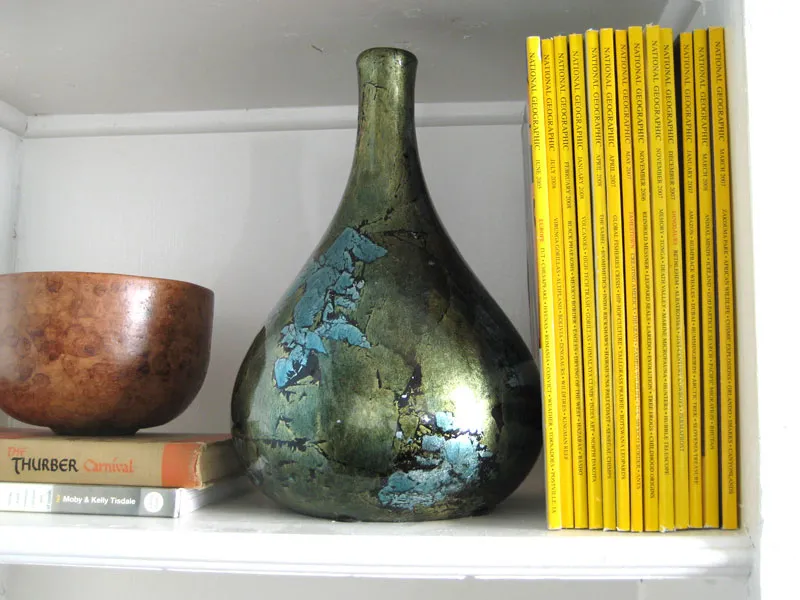 Peacock vase