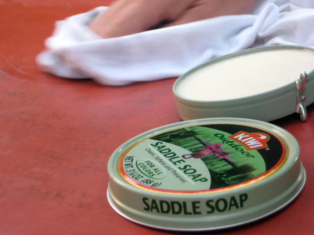 First try: Saddle soap